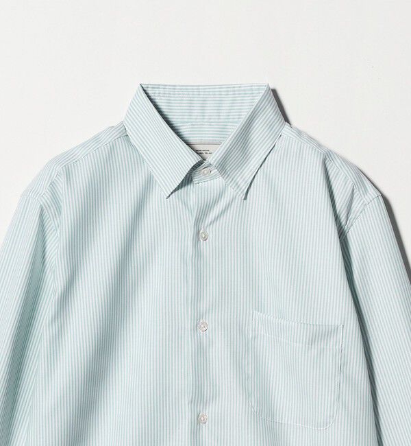 UNITED ARROWS green label relaxing「エブリット コットンオックス ストライプ スナップ ボタンダウン シャツ -イージーアイロン-」|シャツ・ブラウス|