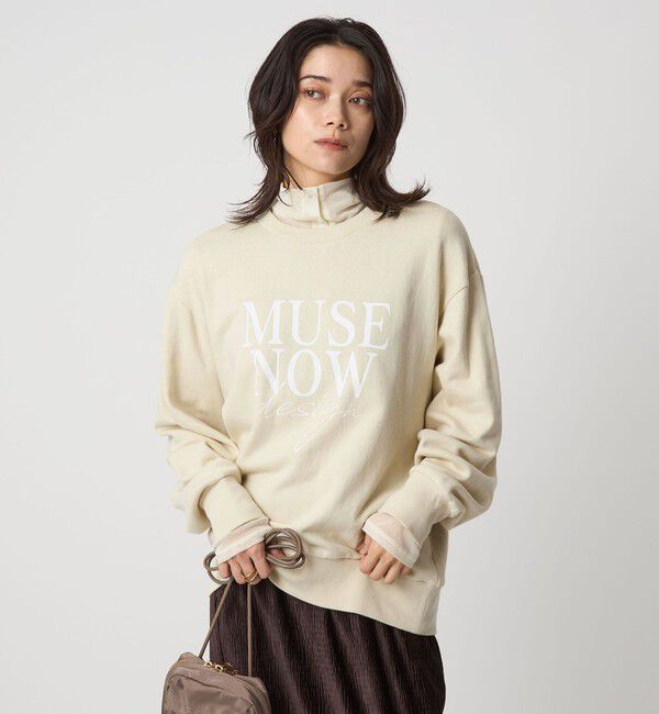 UNITED ARROWS green label relaxing「ミュージアム ロゴ スウェット プルオーバー」|スウェット・ジャージ|NATURAL