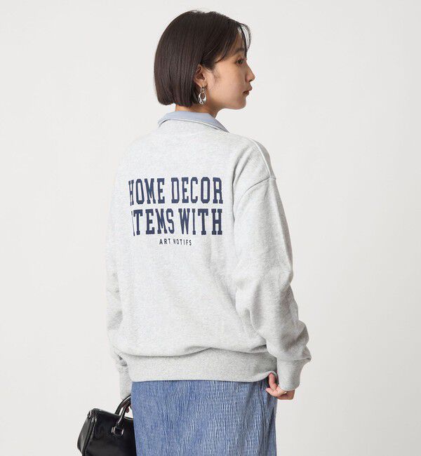 UNITED ARROWS green label relaxing「ミュージアム ロゴ ハーフジップ プルオーバー」|スウェット・ジャージ|