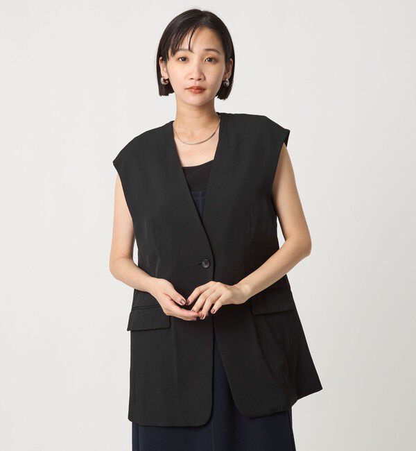 UNITED ARROWS green label relaxing「＜SEASONAL COLLECTION＞ノーラペル ジレ」|ベスト・ジレ|