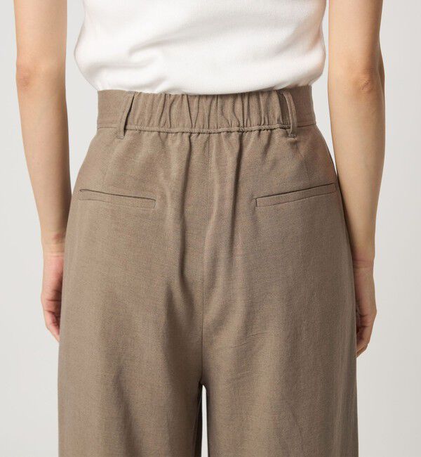 UNITED ARROWS green label relaxing「［size SHORT/TALLあり］パウダリー ワイド パンツ」|その他|