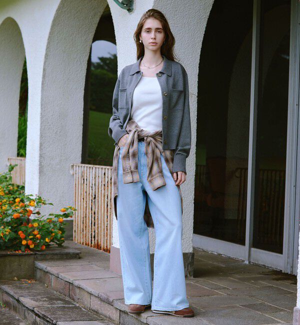 UNITED ARROWS green label relaxing「ポロニット カーディガン ウォッシャブル」|カーディガン|