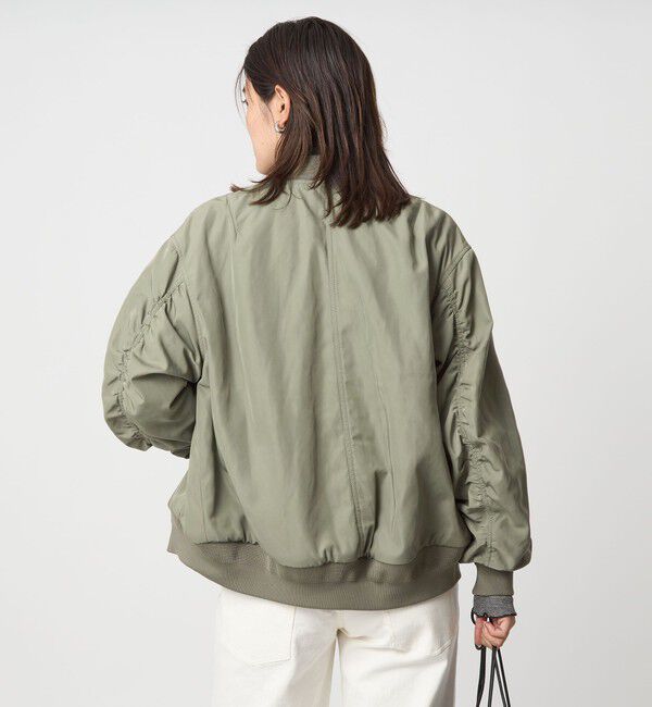 UNITED ARROWS green label relaxing「ツイル コクーン MA-1 ウォッシャブル 撥水 吸湿発熱」|ブルゾン・スタジャン|