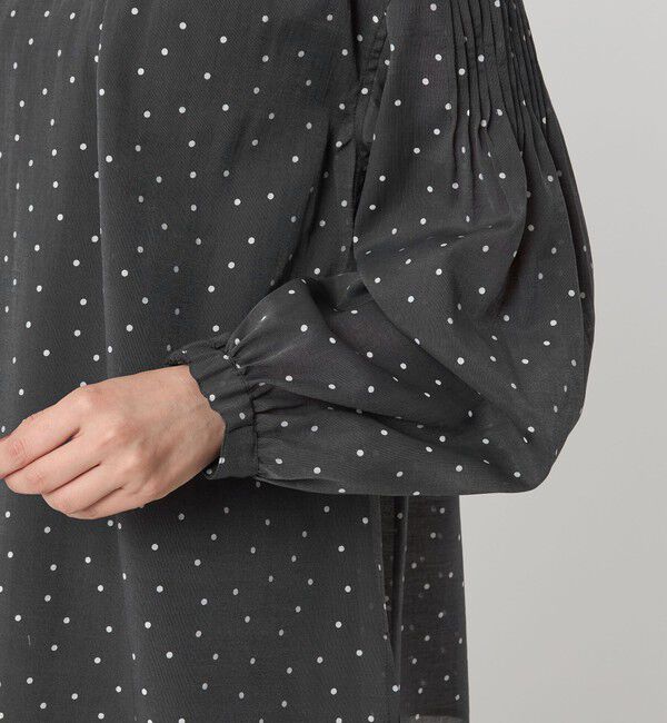 UNITED ARROWS green label relaxing「シアー 襟フリル ブラウス」|シャツ・ブラウス|