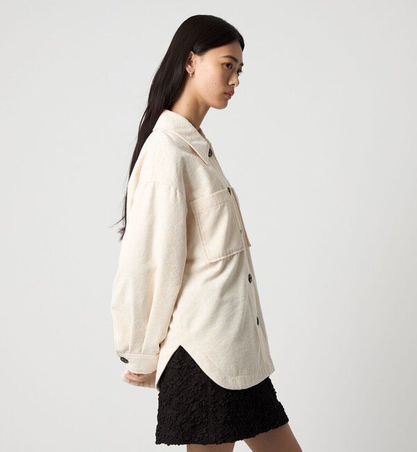 EMMEL REFINES「＜EMMEL REFINES＞EM レオパード ジャカード シャツ ジャケット」|その他|