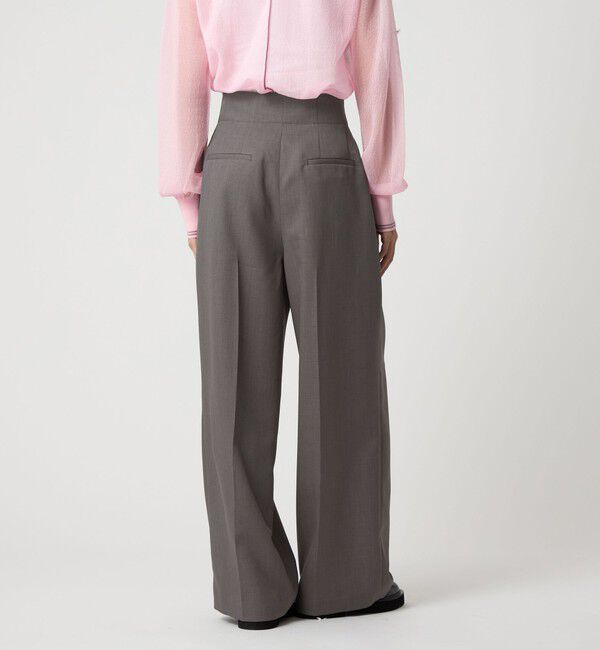 EMMEL REFINES「＜EMMEL REFINES＞EM センタープレス ウエストタチキリ パンツ」|チノ|