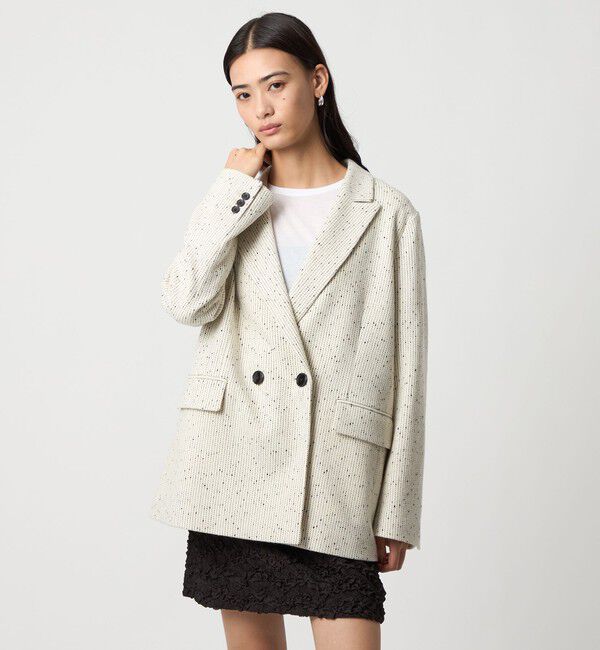 EMMEL REFINES「＜EMMEL REFINES＞EM ノットツイードライク ジャケット」|テーラードジャケット|