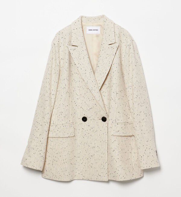 EMMEL REFINES「＜EMMEL REFINES＞EM ノットツイードライク ジャケット」|テーラードジャケット|