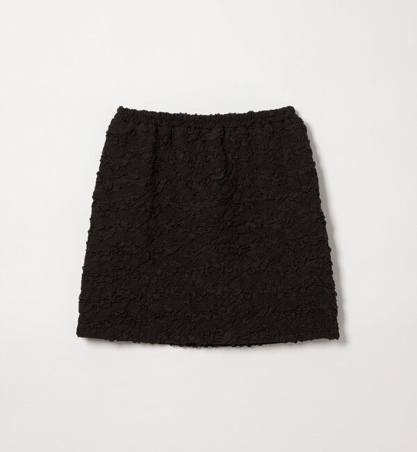 EMMEL REFINES「＜EMMEL REFINES＞EM フクレジャカード ミニスカート」|スカート|