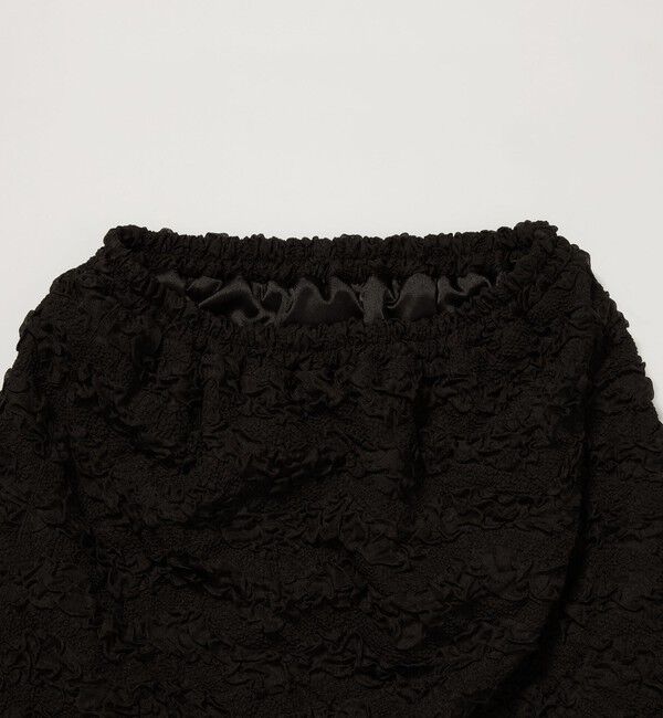 EMMEL REFINES「＜EMMEL REFINES＞EM フクレジャカード ミニスカート」|スカート|