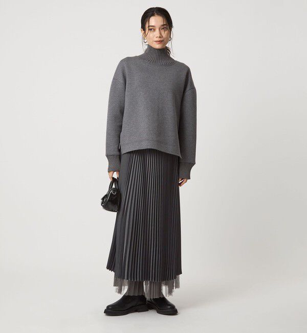 UNITED ARROWS green label relaxing「［size SHORT/TALLあり］2WAY チュール プリーツ スカート」|フレア|