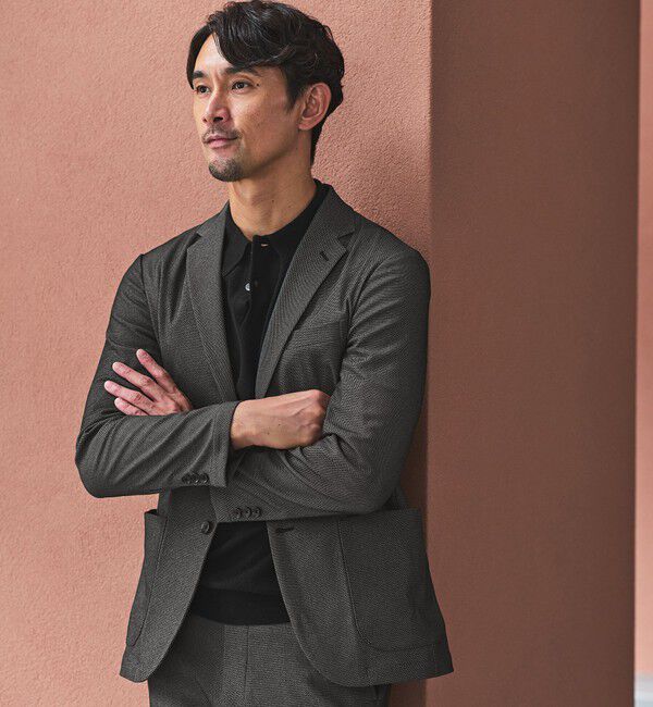 UNITED ARROWS green label relaxing「【WEB限定】JUST fit WORKIST セットアップ -ストレッチ-」|テーラードジャケット|