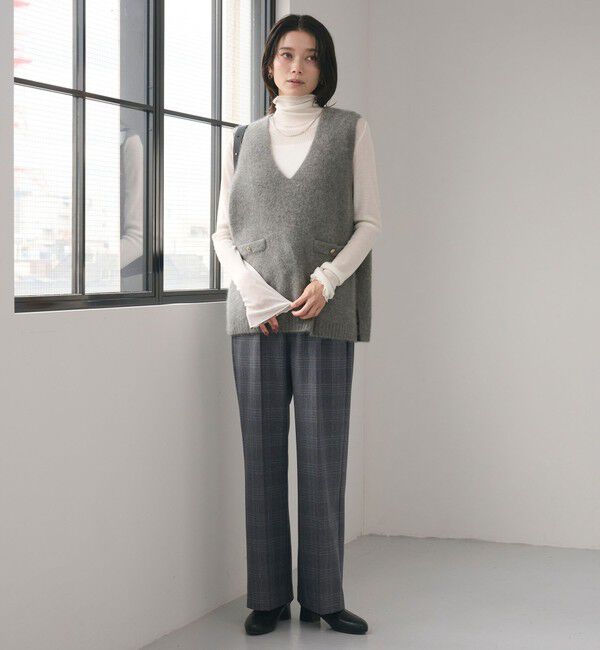 UNITED ARROWS green label relaxing「ヘアリー ニット ベスト」|ベスト・ジレ|