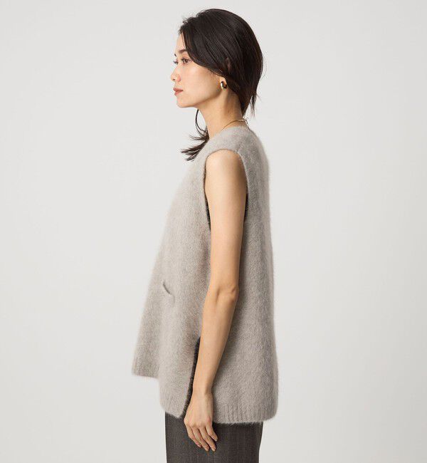 UNITED ARROWS green label relaxing「ヘアリー ニット ベスト」|ベスト・ジレ|