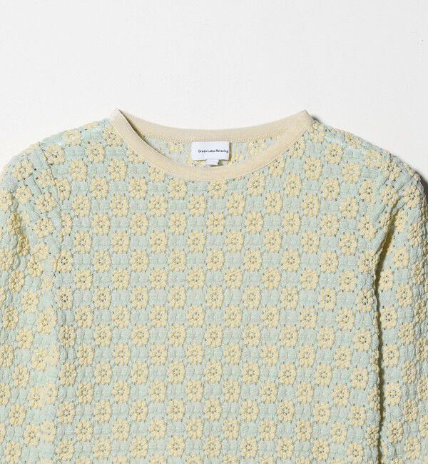 UNITED ARROWS green label relaxing「花柄 ジャガードトップス / キッズ  100cm-160cm」|Tシャツ・カットソー|