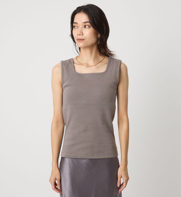 UNITED ARROWS green label relaxing「デコルテ フライス タンクトップ 2」|タンクトップ|