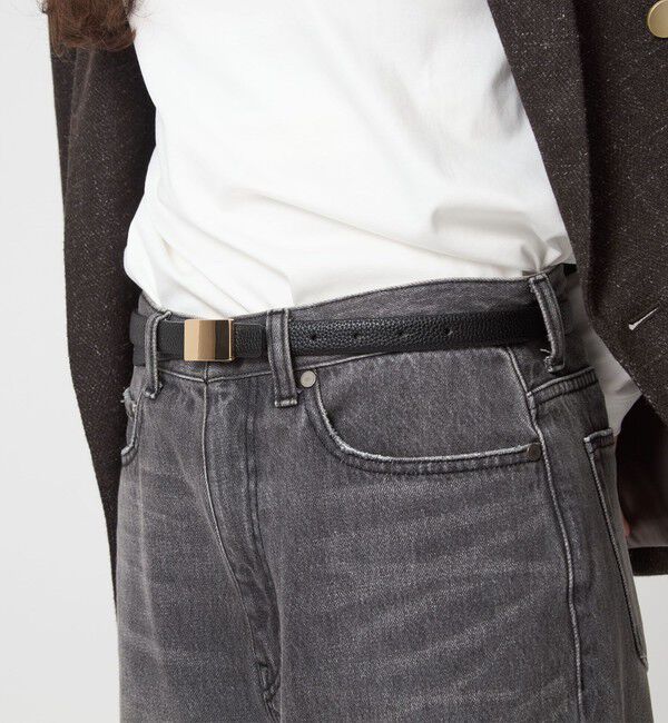 UNITED ARROWS green label relaxing「リバーシブル メタルプレート ベルト」|ベルト|