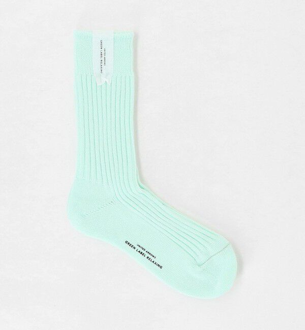 UNITED ARROWS green label relaxing「リブ ソックス」|ソックス|LT.BLUE