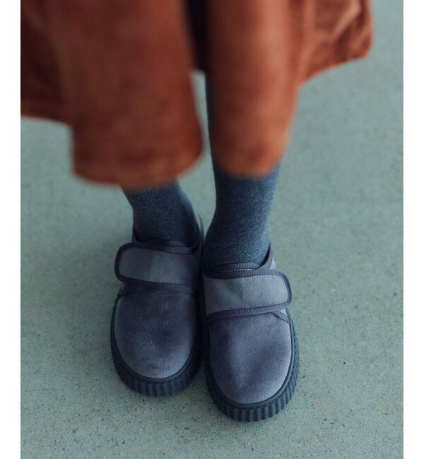 UNITED ARROWS green label relaxing「ラップ シューズ / キッズ  17cm-23cm」|スニーカー|DK.GRAY