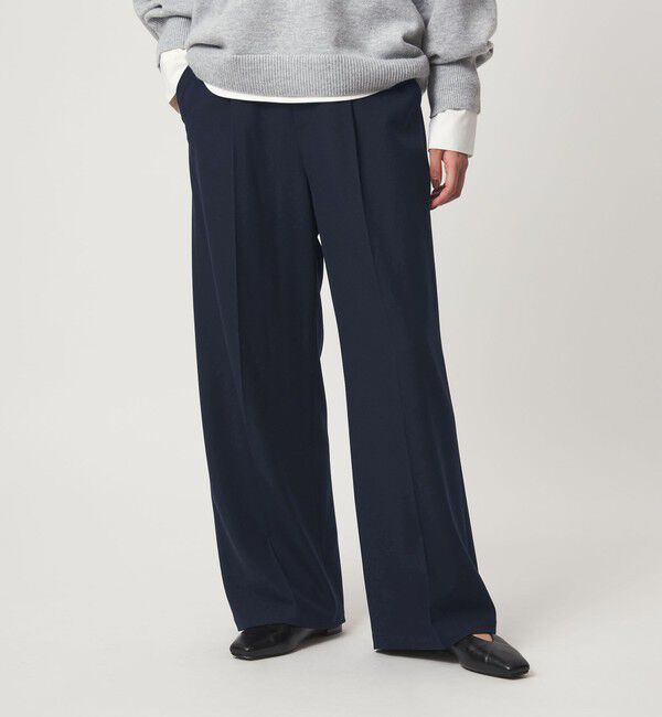 UNITED ARROWS green label relaxing「【WEB限定】＜at ease＞オルマイ ワイド パンツ マシンウォッシャブル ストレッチ 帯電防止」|その他|