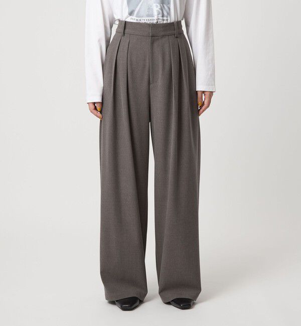 UNITED ARROWS green label relaxing「【WEB限定】＜at ease＞スラックス パンツ マシンウォッシャブル ストレッチ 帯電防止」|スラックス|