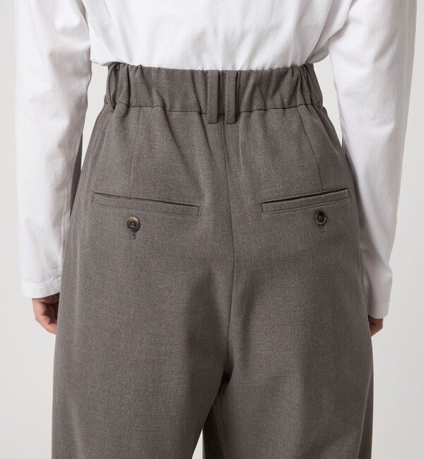 UNITED ARROWS green label relaxing「【WEB限定】＜at ease＞スラックス パンツ マシンウォッシャブル ストレッチ 帯電防止」|スラックス|