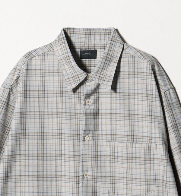 UNITED ARROWS green label relaxing「ウォッシャブル チェック ジャストルーズ シャツ」|シャツ・ブラウス|