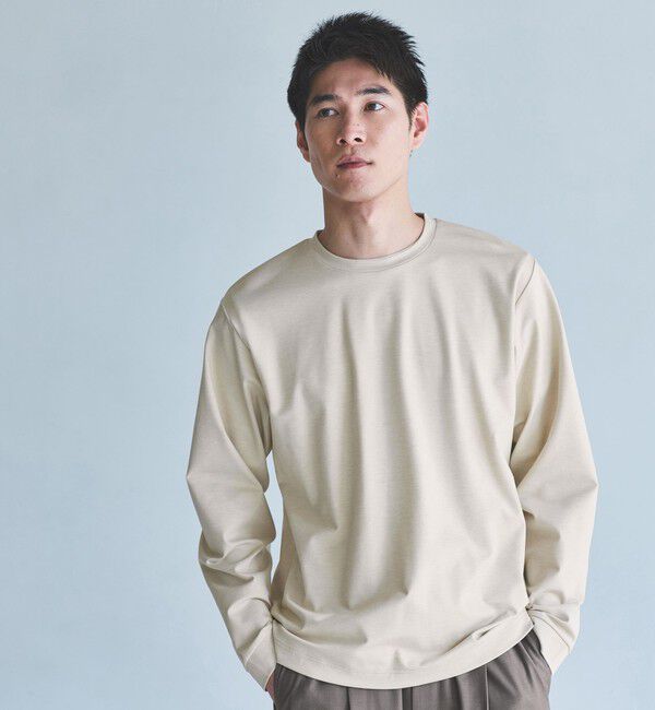 UNITED ARROWS green label relaxing「CARREMAN クルーネック Tシャツ」|Tシャツ・カットソー|NATURAL