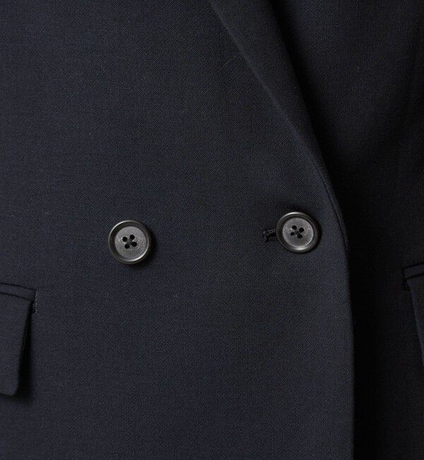 UNITED ARROWS green label relaxing「ダブルクロス ダブル ジャケット ウォッシャブル ストレッチ」|テーラードジャケット|