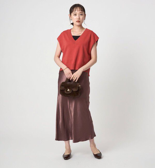 UNITED ARROWS green label relaxing「Vネック ニット ベスト」|ベスト・ジレ|