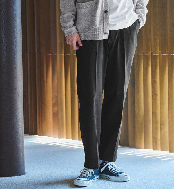 UNITED ARROWS green label relaxing「FREELITCH ワイド ユーティリティ パンツ W2 -2WAYストレッチ-」|その他|BLACK