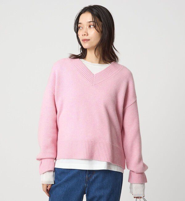 UNITED ARROWS green label relaxing「SERENITY Vネック プルオーバー ニット」|ニット・セーター|