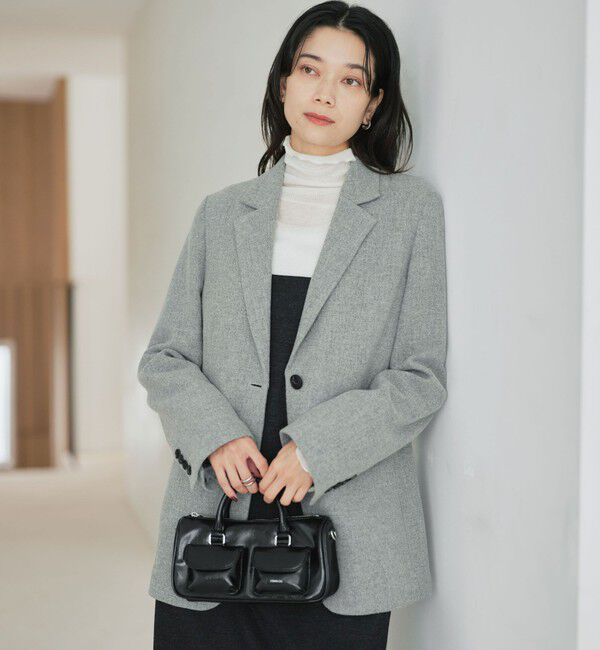 UNITED ARROWS green label relaxing「［size SHORTあり］ウーリー テーラード ジャケット」|テーラードジャケット|