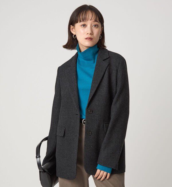 UNITED ARROWS green label relaxing「［size SHORTあり］ウーリー テーラード ジャケット」|テーラードジャケット|