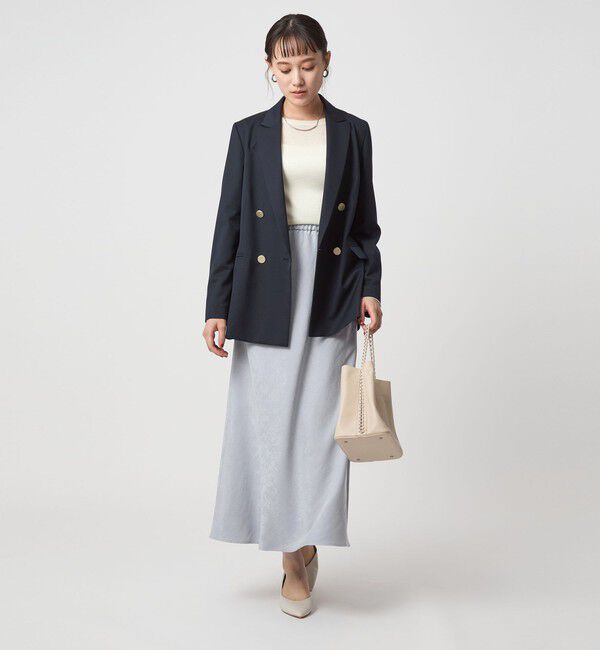 UNITED ARROWS green label relaxing「フィブリル ナロー スカート」|フレア|