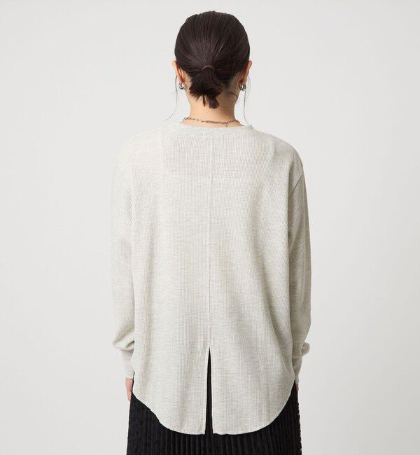 UNITED ARROWS green label relaxing「【WEB限定】＜at ease＞ワッフル ロングスリーブ カットソー」|Tシャツ・カットソー|