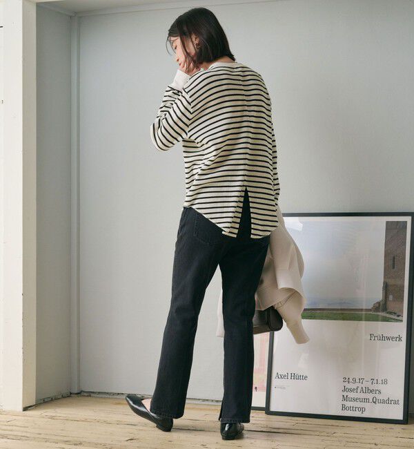 UNITED ARROWS green label relaxing「【WEB限定】＜at ease＞ワッフル ロングスリーブ カットソー」|Tシャツ・カットソー|