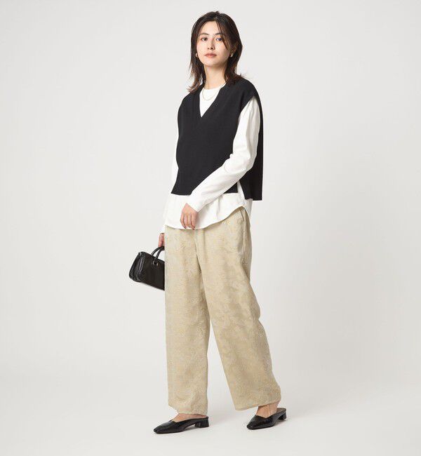 UNITED ARROWS green label relaxing「ラウンドヘム スムース ロングスリーブ プルオーバー」|Tシャツ・カットソー|