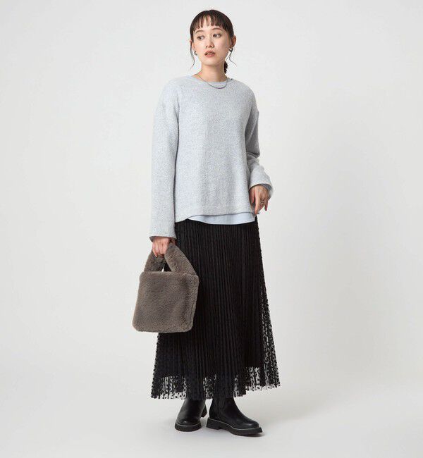 UNITED ARROWS green label relaxing「ラウンドヘム スムース ロングスリーブ プルオーバー」|Tシャツ・カットソー|