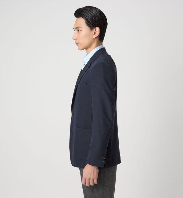 UNITED ARROWS green label relaxing「ECOPET(R) ハニカムジャージ 2B ジャケット -ウォッシャブル-」|テーラードジャケット|