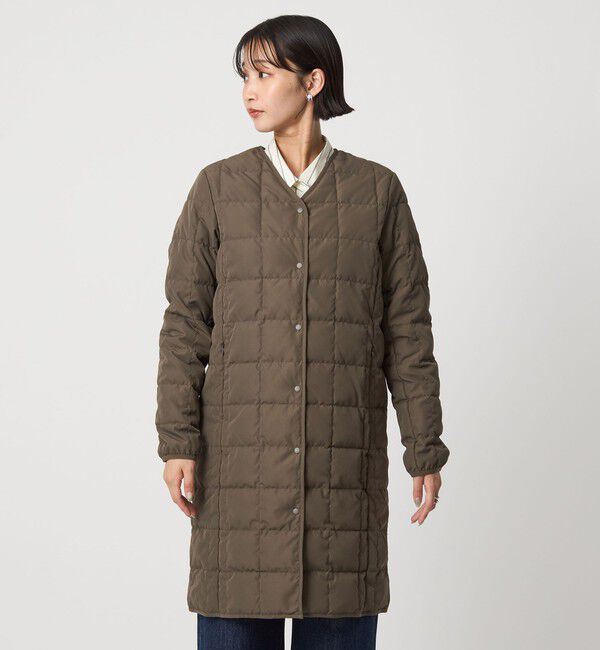 UNITED ARROWS green label relaxing「【別注】＜TAION＞ボタン ロング ダウン」|ダウン|