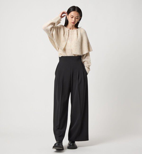 EMMEL REFINES「＜EMMEL REFINES＞EM ケープエリ ニット プルオーバー」|ニット・セーター|