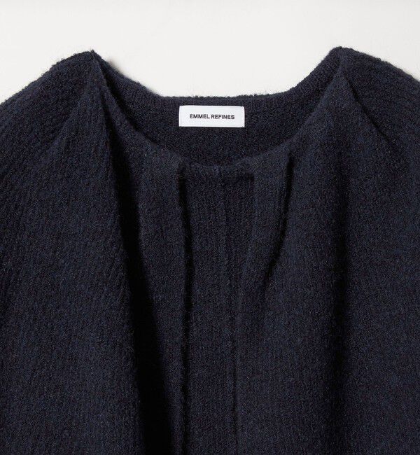 EMMEL REFINES「＜EMMEL REFINES＞EM ケープエリ ニット プルオーバー」|ニット・セーター|