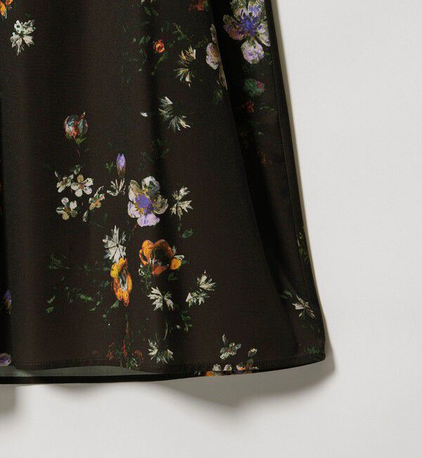 EMMEL REFINES「＜EMMEL REFINES＞EM フラワープリント キリカエ ギャザー ワンピース」|ワンピース|