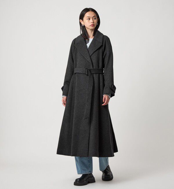 EMMEL REFINES「＜EMMEL REFINES＞EM ベルテッド フレア ロングコート」|その他|