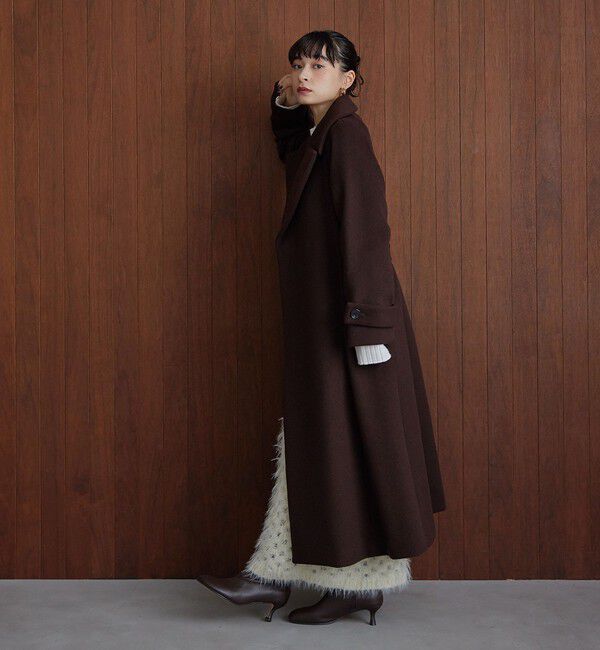 EMMEL REFINES「＜EMMEL REFINES＞EM ベルテッド フレア ロングコート」|その他|