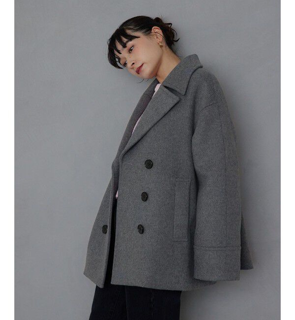 EMMEL REFINES「＜EMMEL REFINES＞EM ピーコート」|その他|DK.GRAY