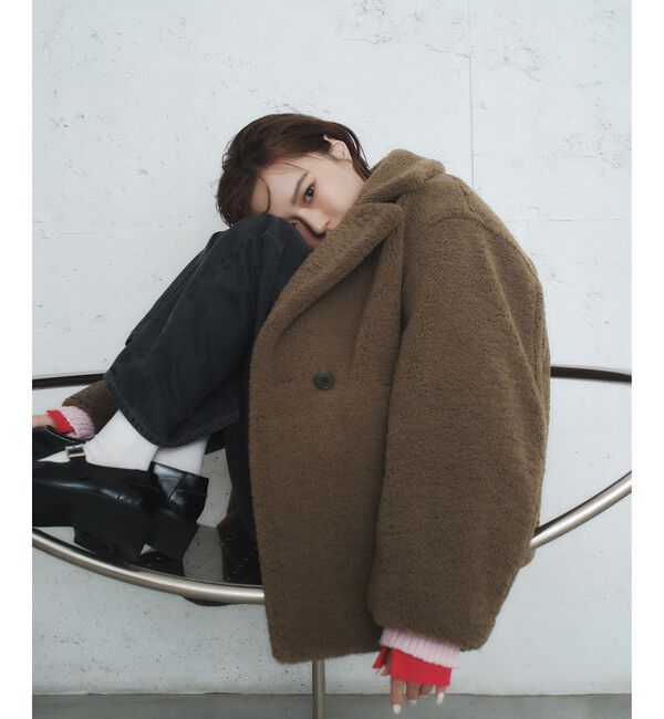 EMMEL REFINES「＜EMMEL REFINES＞EM ショートカール ボアコート」|その他|