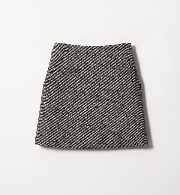 EMMEL REFINES「＜EMMEL REFINES＞EM ツィードライク ボンディング ミニスカート」|スカート|