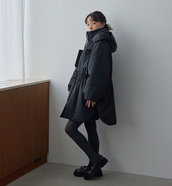 EMMEL REFINES「＜EMMEL REFINES＞EM ポンチョライク ナカワタ コート」|その他|